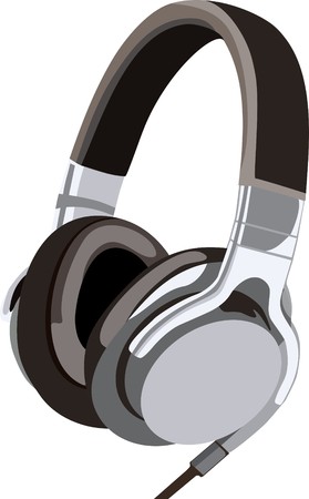 headphoneのイラスト素材