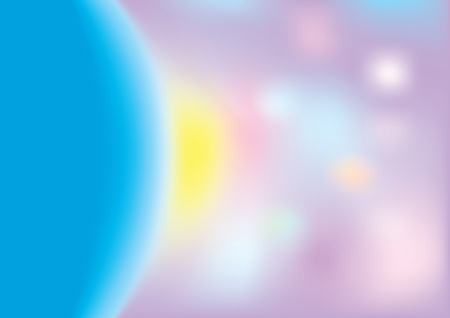 Abstract blurred background, gradient mesh in bright soft rainbow colors.のイラスト素材