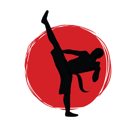 Symbol for the club of martial artsのイラスト素材