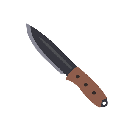 Knife. Vector illustration, isolated on white backgroundのイラスト素材