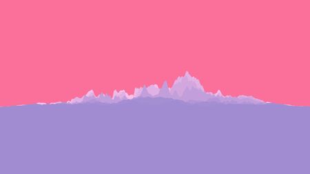 Abstract colorful waves side view. Background for design, banners, covers, posters, with copy space. Raster.の写真素材