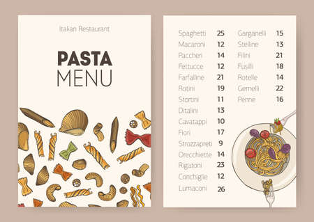 Restaurant or cafe dining menu template.のイラスト素材