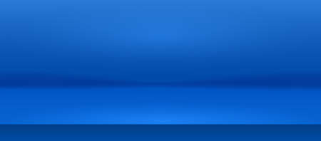 Realistic Blue Background. With well-drawn smooth gradients. Suitable layout for object presentation. Bright luxury space.のイラスト素材
