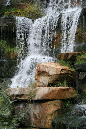 Waterfall in Tuscumbia, Alabamaの写真素材