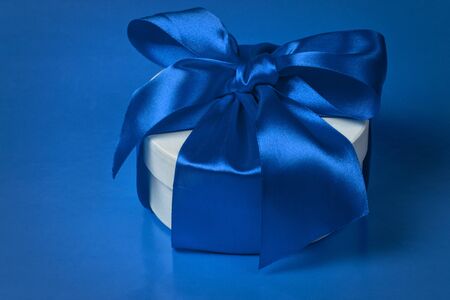 background with gift box, space for textの写真素材