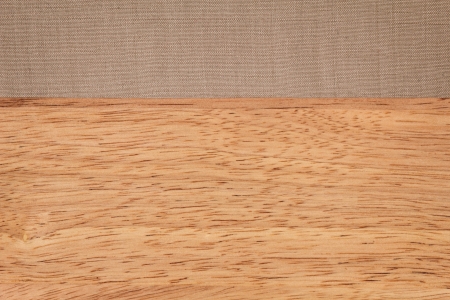 background made from wood texture and textileの写真素材