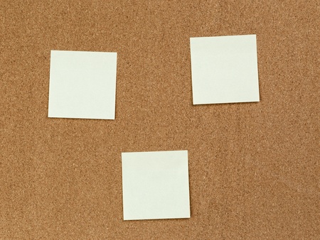 notes reminders on the cork board, templateの写真素材