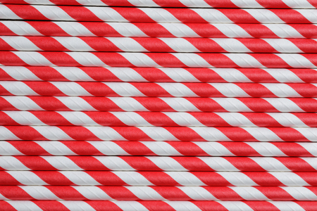 bright red paper straw background, vintage styleの写真素材