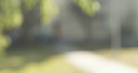 spring sunny town park blur background, 4k photoの写真素材