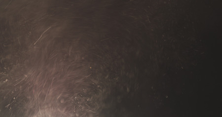 macro shot of sand dust explosive flow for overlay, wide photoの写真素材