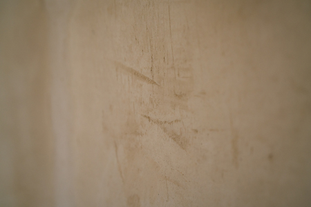 freshly plastered interior wall for backgroundの写真素材