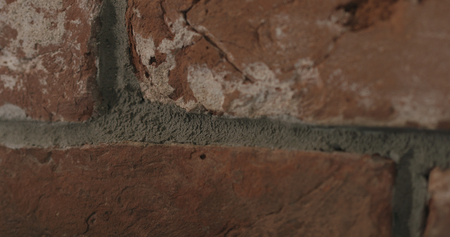 closeup old brick wall