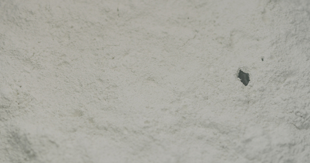mixing hardener in micro concrete plaster