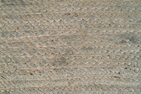 pale jute floor rag background closeup, good for background