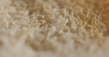 extreme closeup of ciabatta breadの写真素材