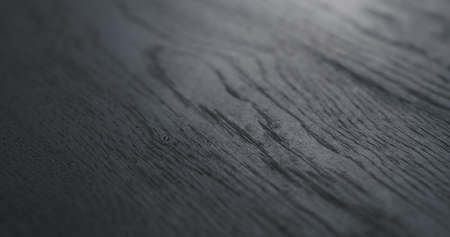 black painted oak surface closeupの写真素材