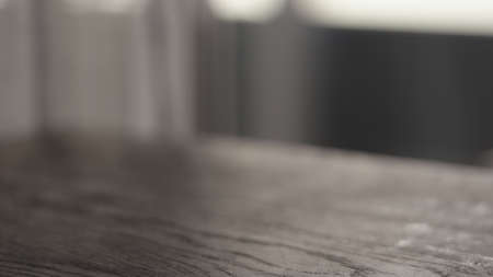 Black oak wood surface with copy space