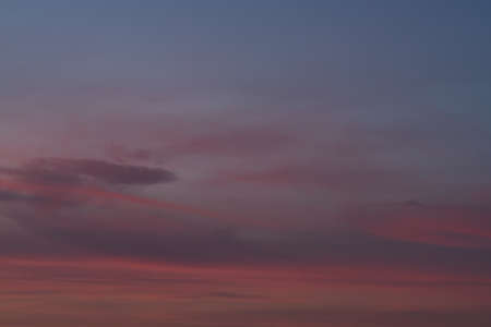Orange purple sunset cloudscape backdrop