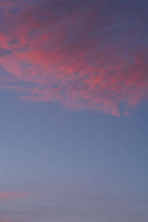 Orange purple sunset cloudscape backdrop