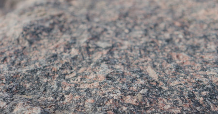 closeup over big granite rockの写真素材