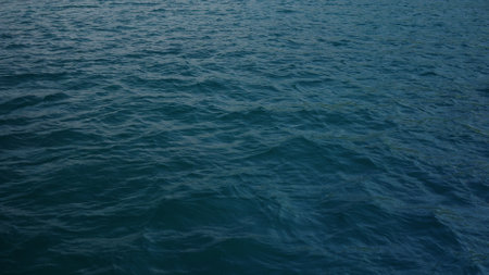 background of calm ocean near Seychelles in januaryの写真素材