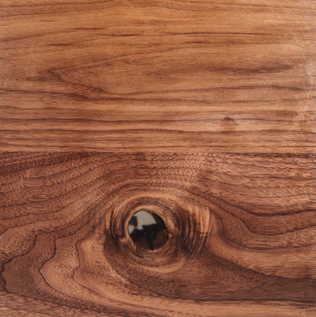 Texture of black walnut surface with oil finishの写真素材
