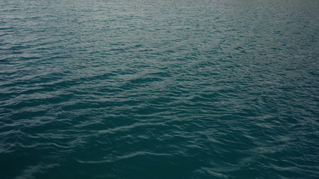 closeup shot of ocean water surfaceの写真素材