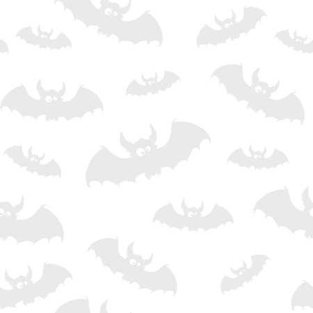 bat drawn vector illustration seamless texture on a white backgroundの写真素材