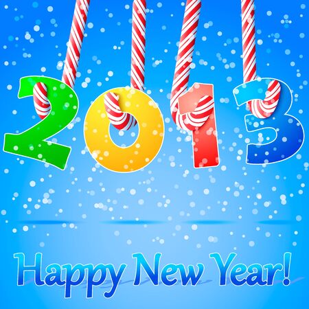 2013 Happy New Year background のイラスト素材