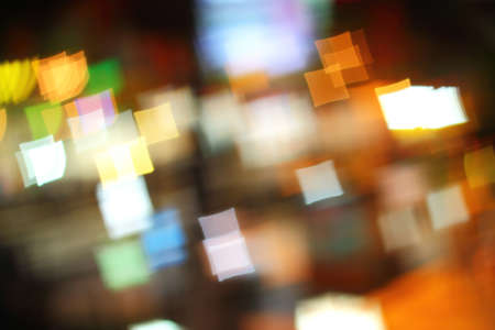Colorful bokeh diamond shape ,the art from night lightsの写真素材