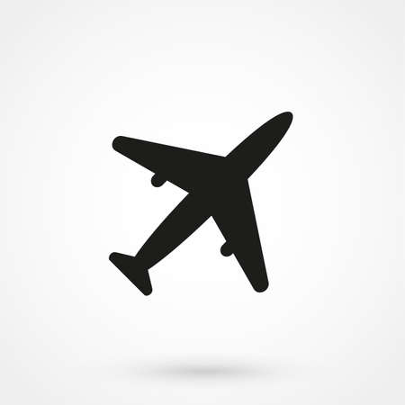 airplane icon vectorのイラスト素材