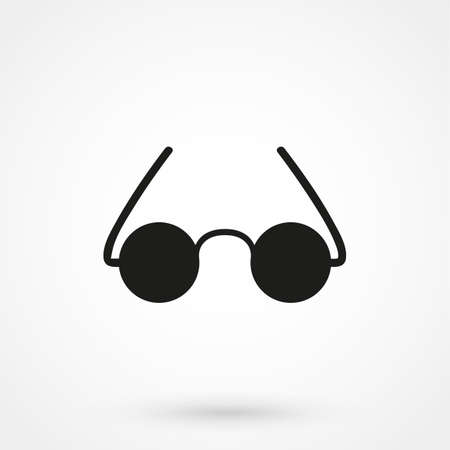 glasses icon vectorのイラスト素材
