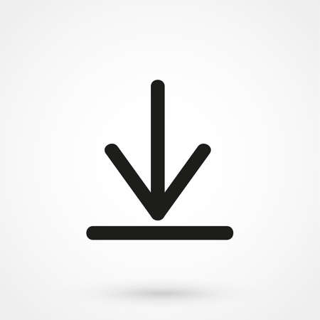 download icon vectorのイラスト素材