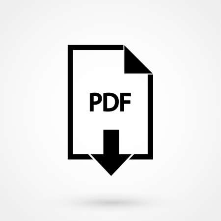 pdf icon vectorのイラスト素材