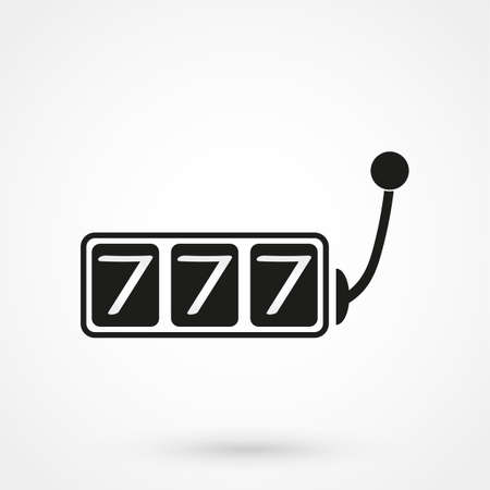 slot machine iconのイラスト素材