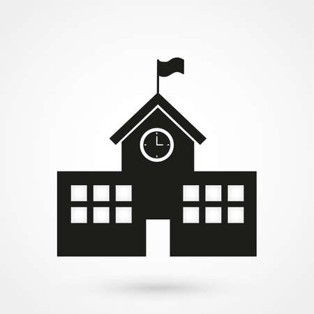 school buildingのイラスト素材