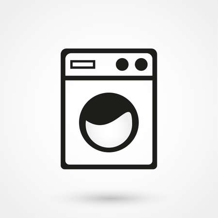 washing machine iconのイラスト素材