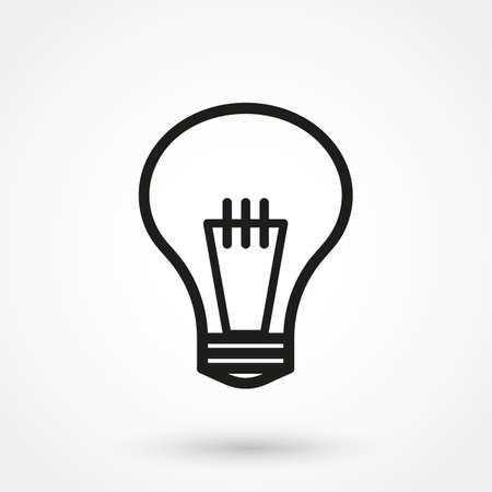 bulb icon vectorのイラスト素材