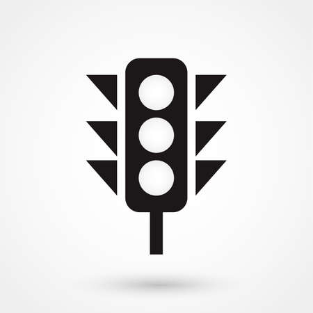 traffic light icon vectorのイラスト素材
