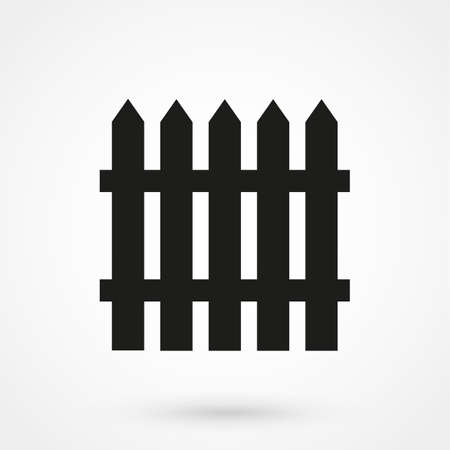 fence icon vectorのイラスト素材
