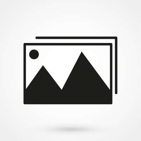 photo gallery iconのイラスト素材