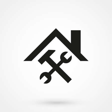 Home repair iconのイラスト素材