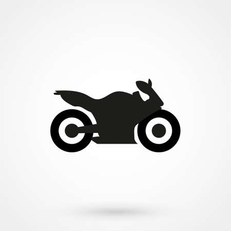 motorcycle iconのイラスト素材