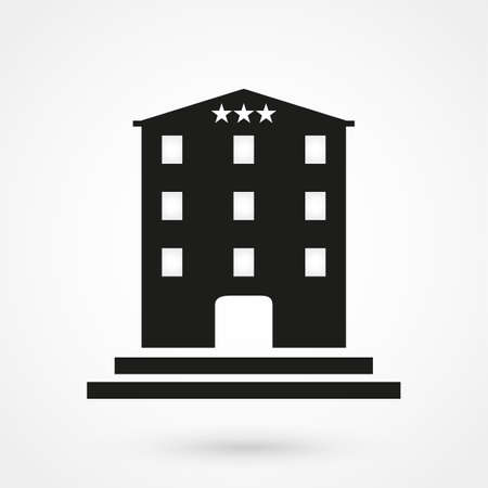 hotel iconのイラスト素材