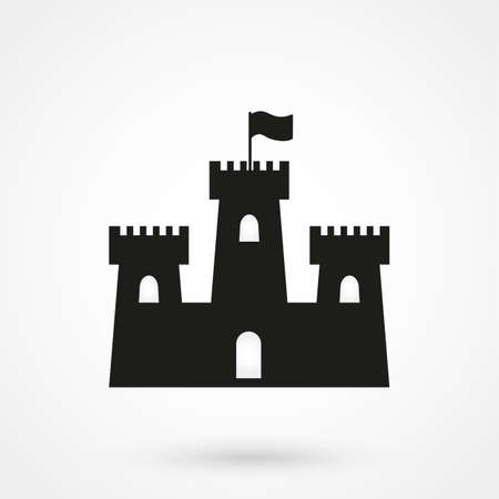 Castle iconのイラスト素材