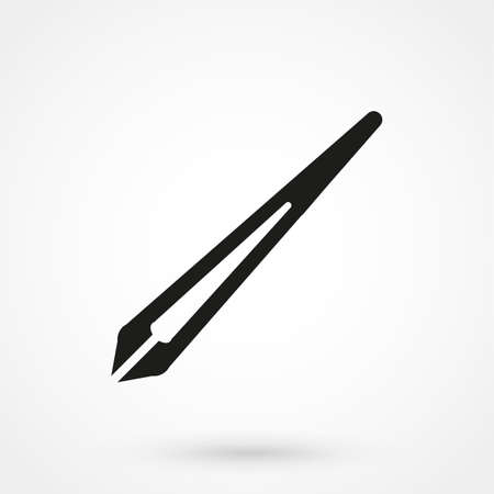 tweezers iconのイラスト素材