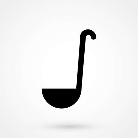 soup ladle iconのイラスト素材