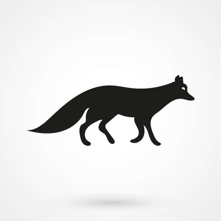 fox iconのイラスト素材