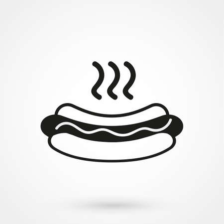 hot dog iconのイラスト素材