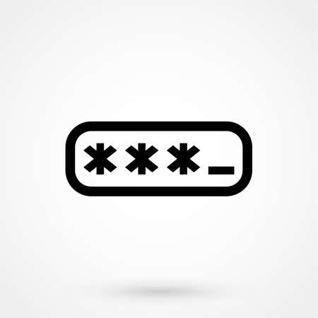 password iconのイラスト素材